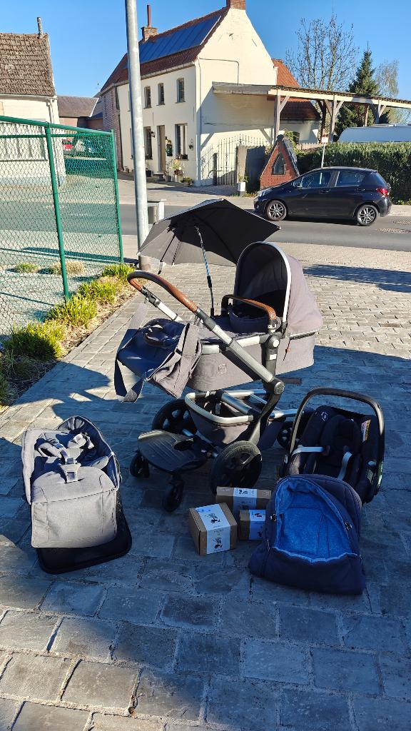Joolz day 3 wandelwagen inc alle accessoires, Kinderen en Baby's, Kinderwagens en Combinaties, Zo goed als nieuw, Combiwagen, Verstelbare duwstang