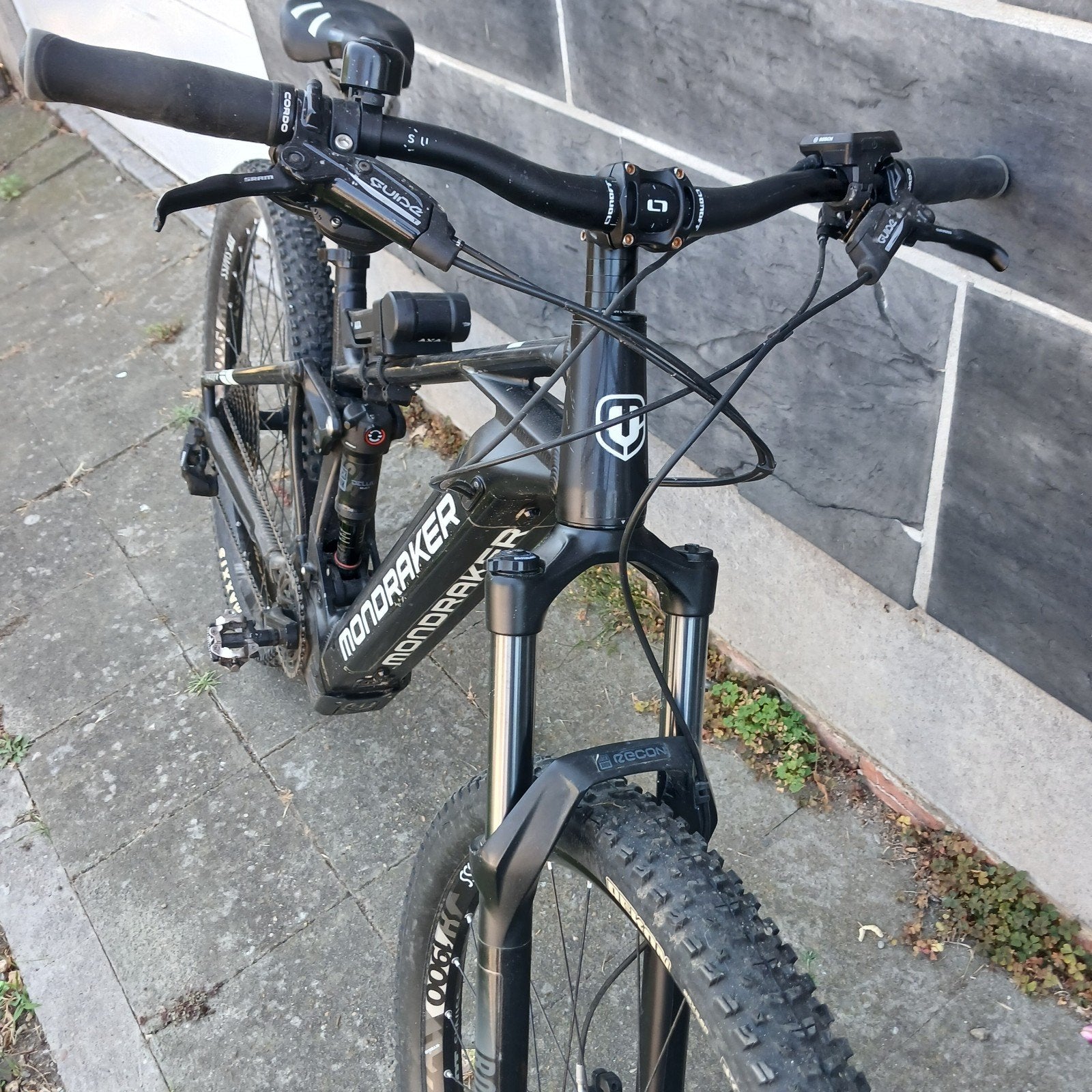 Elektrische mtb, Ophalen, Vering