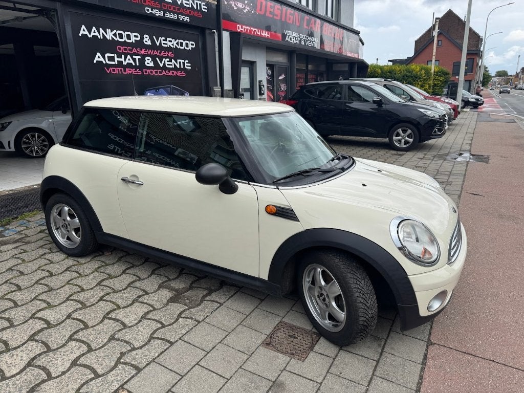 Mini ONE 1600 benzine 2010*Zeer schoon* Airco Aluminium wiel, Auto's, Stof, Euro 6, Sound system, Wit