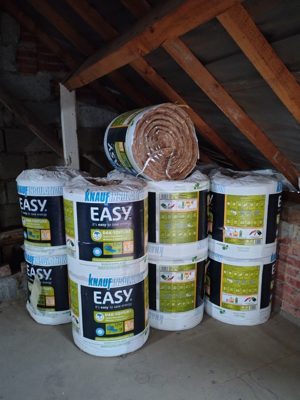 Knauf Insulation EASY dakisolatie – 18 cm – Rd 4,50, Enlèvement, Neuf