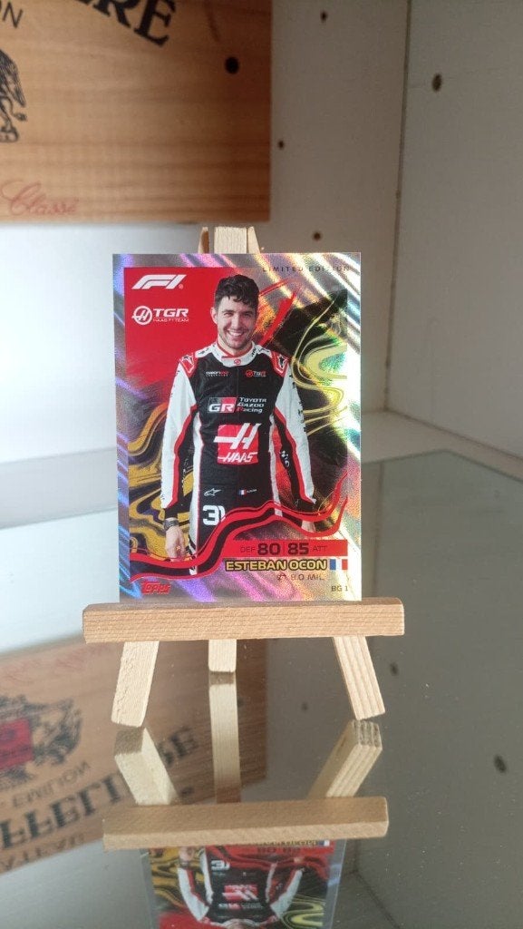Topps Turbo Attax 2026 Esteban Ocon Black Gold Limited, Enlèvement ou Envoi, Neuf, Cartes en vrac, Foil