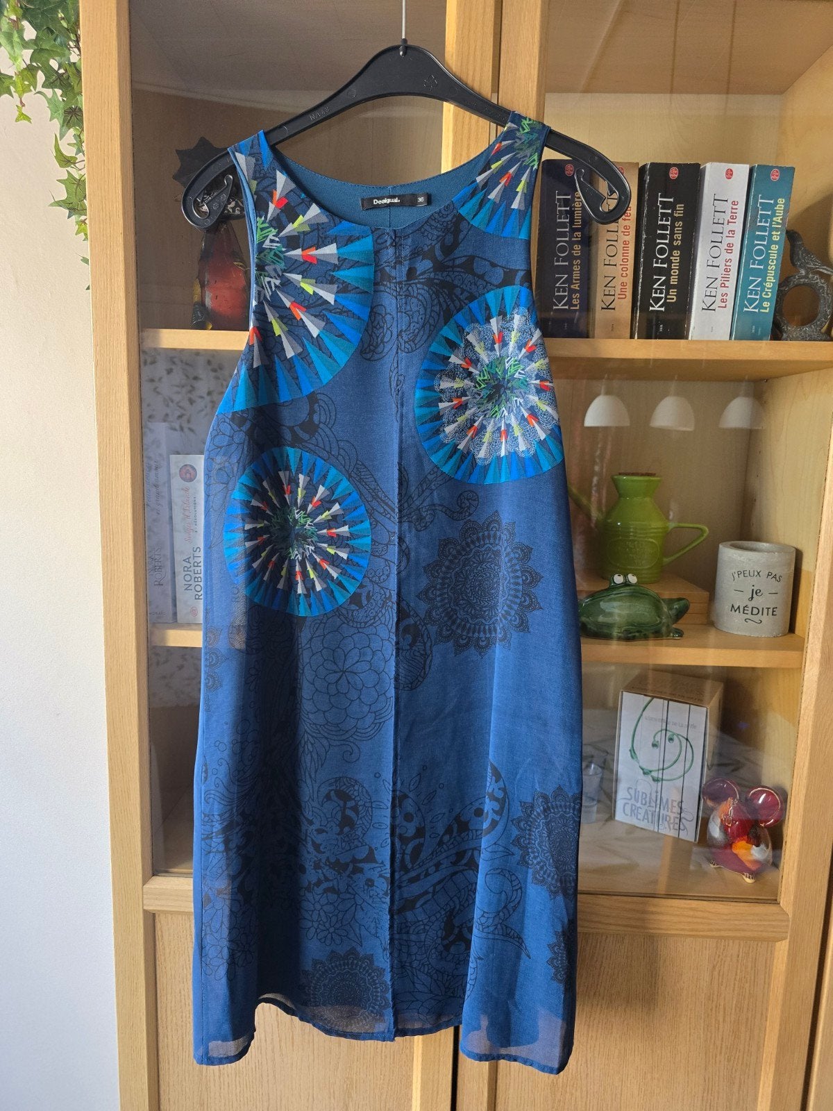 desigual petite robe, Enlèvement ou Envoi, Taille 36 (S), Bleu, Desigual