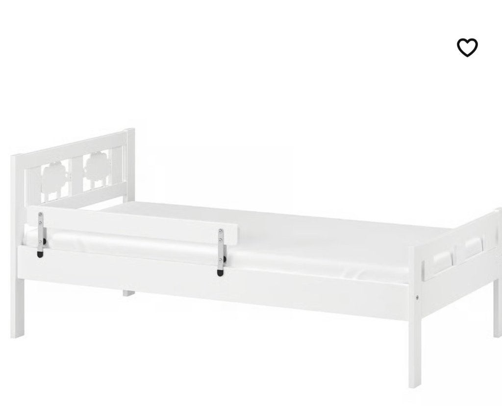KRITTER peuterbed 70x160 en Matras UNDERLIG, Gebruikt, 70 tot 85 cm, 140 tot 160 cm, Ophalen