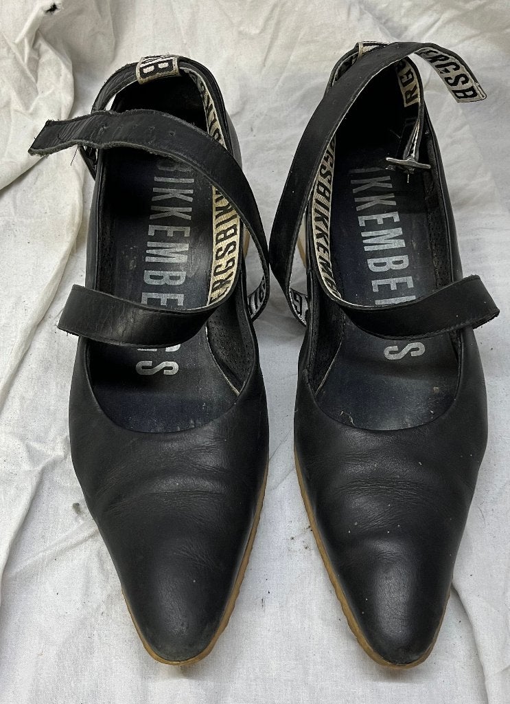 BIKKEMBERGS damesschoenen exclusief, zwart/wit, leder, 39, Kleding | Dames, Ophalen, Schoenen met lage hakken, Zwart, Bikkembergs