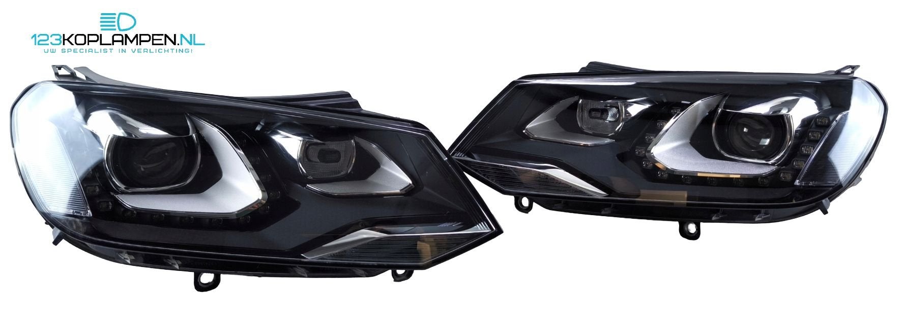 VW Volkswagen Touareg 7P Xenon Led koplampen links rechts, Gebruikt, -, Volkswagen, -