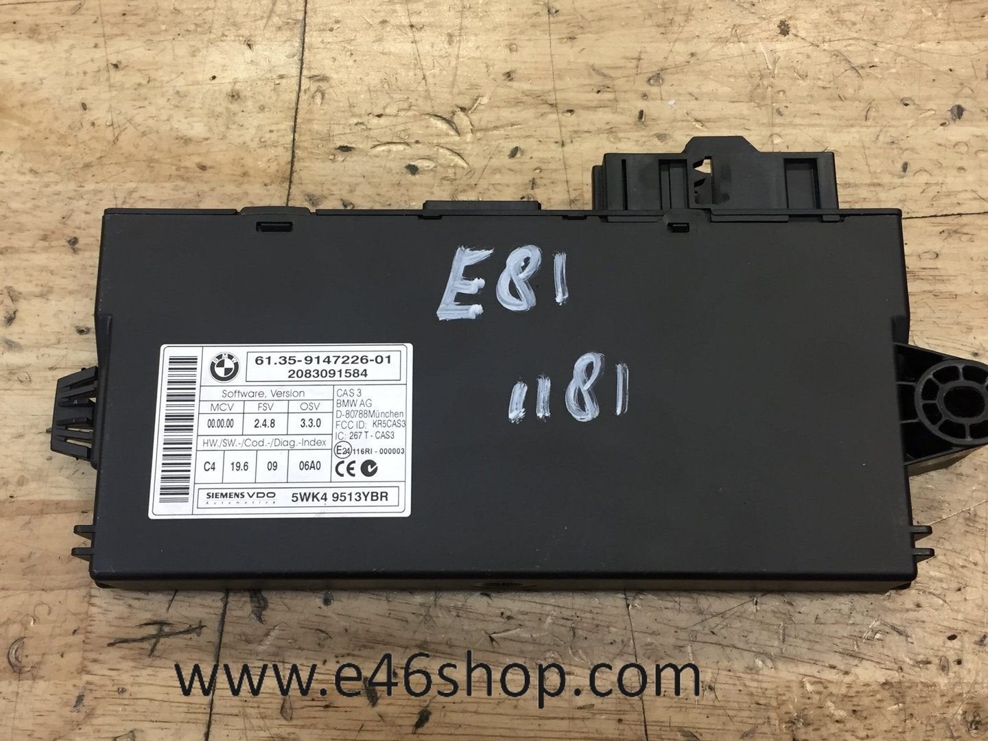 CAS 3 BMW 1 serie 118i oe 9147226, Auto-onderdelen, Gebruikt, -, -, Ophalen of Verzenden