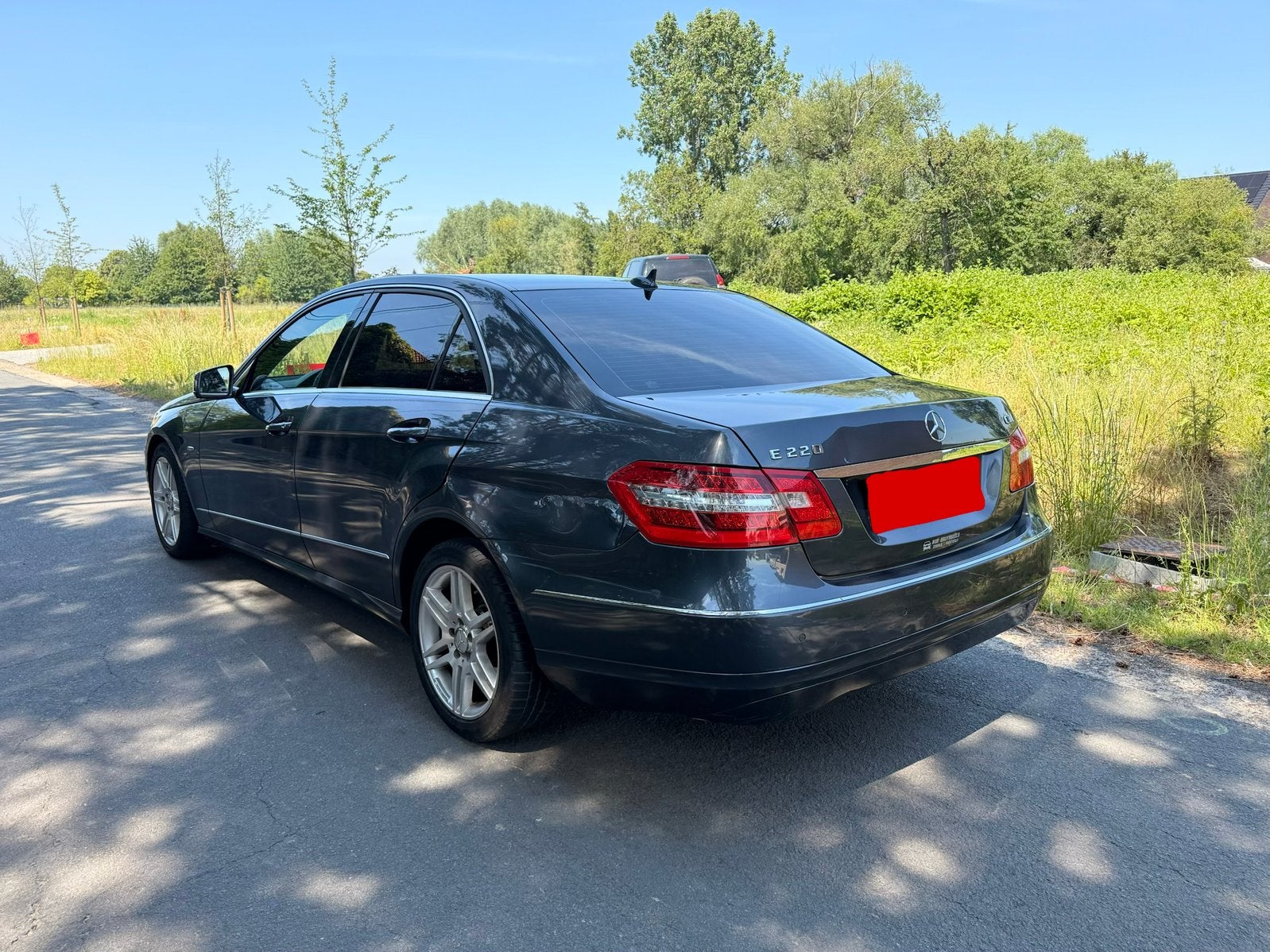 Mercedes E220 CDI Automaat BlueEFFICIENCY, Auto's, Automaat, Euro 5, Zwart, Leder
