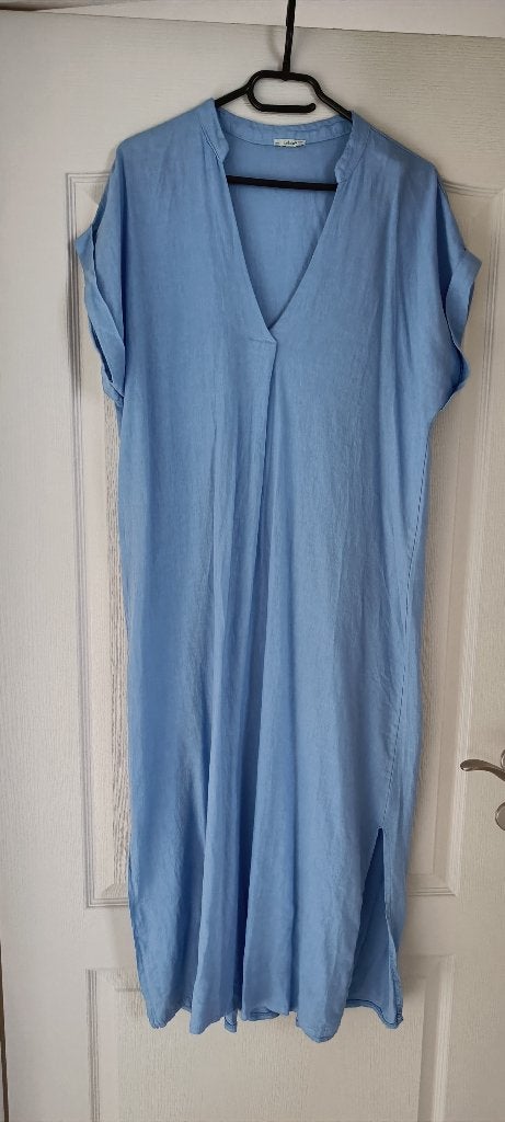 licht blauw kleedje, Ophalen, Blauw