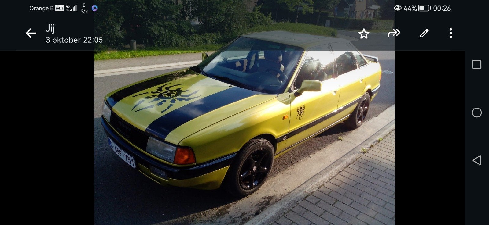 Audi oldtimer, Enlèvement, Audi