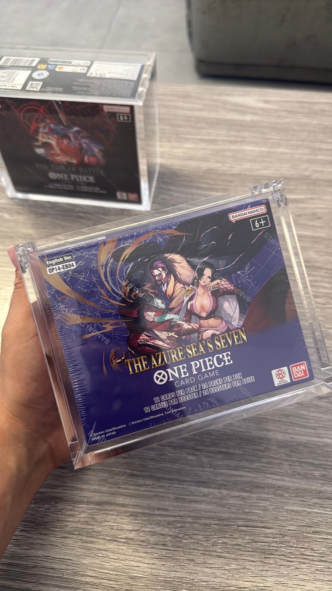 Une pièce OP14- Les sept langues anglaises de la mer d'Azur, Enlèvement, Neuf, Booster box, Foil
