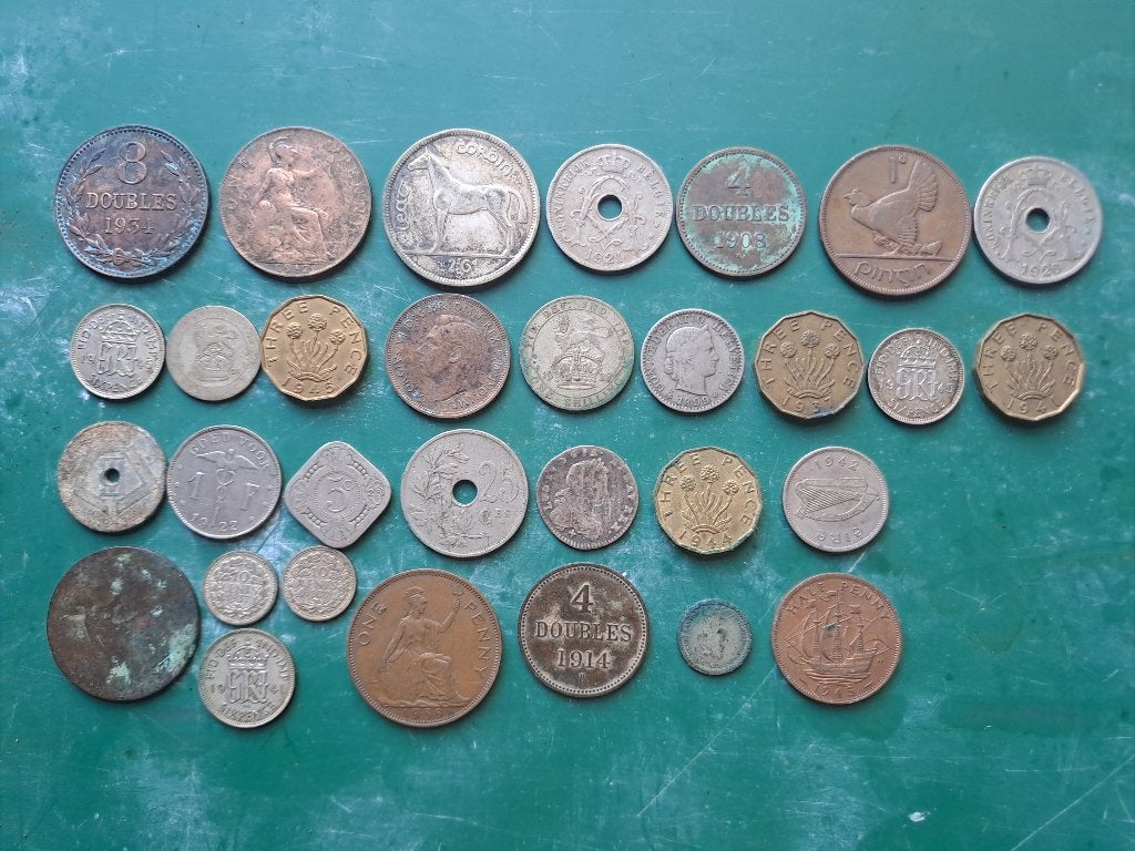 Lot oude munten tot 1945, Ophalen of Verzenden, Munten