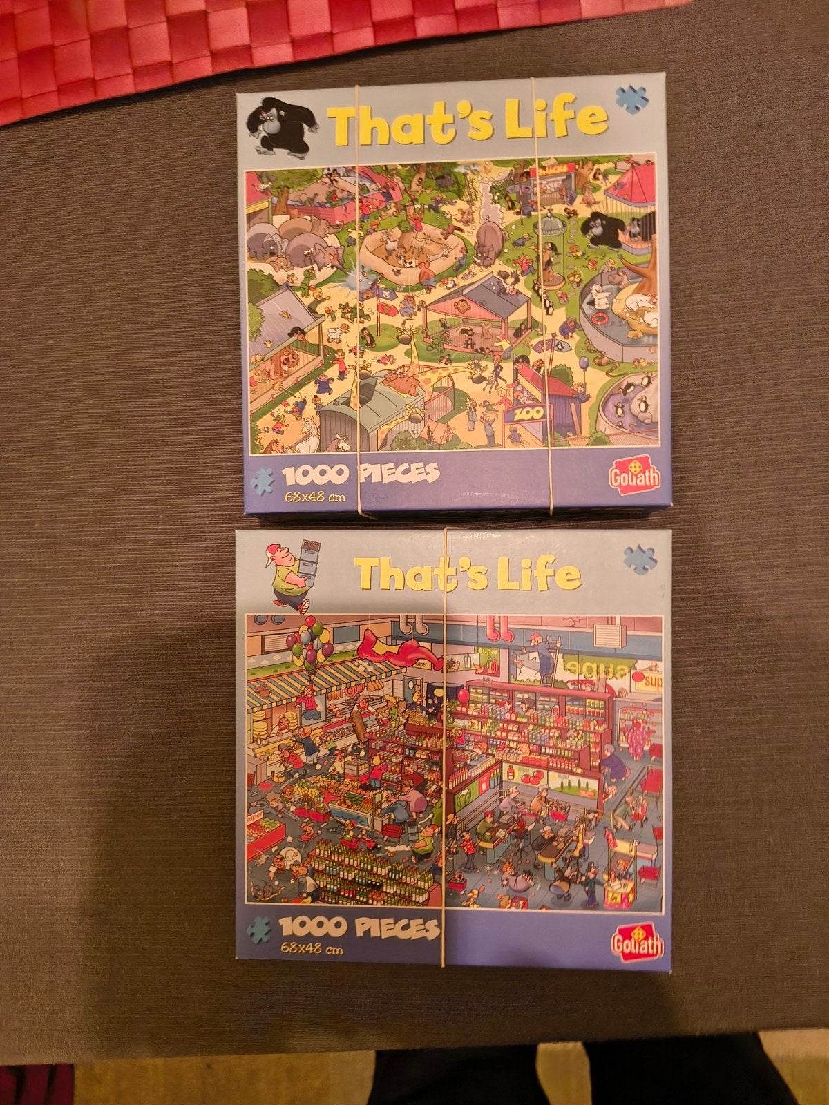 2 puzzels van That s life, 1000 stuks, Hobby & Loisirs créatifs, Enlèvement, 500 à 1500 pièces, Comme neuf, Puzzle