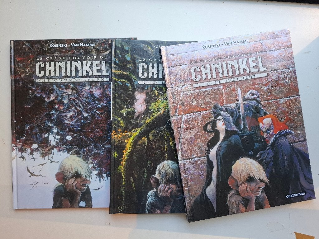 LE GRAND POUVOIR DU CHNINKEL TOMES 1 à 3 SERIE COMPLETE, Livres, Série complète ou Série, Enlèvement ou Envoi, Comme neuf
