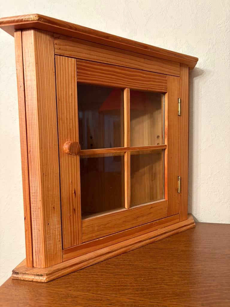 Hoekkastje, Ophalen, Minder dan 50 cm, Grenenhout, Landelijk