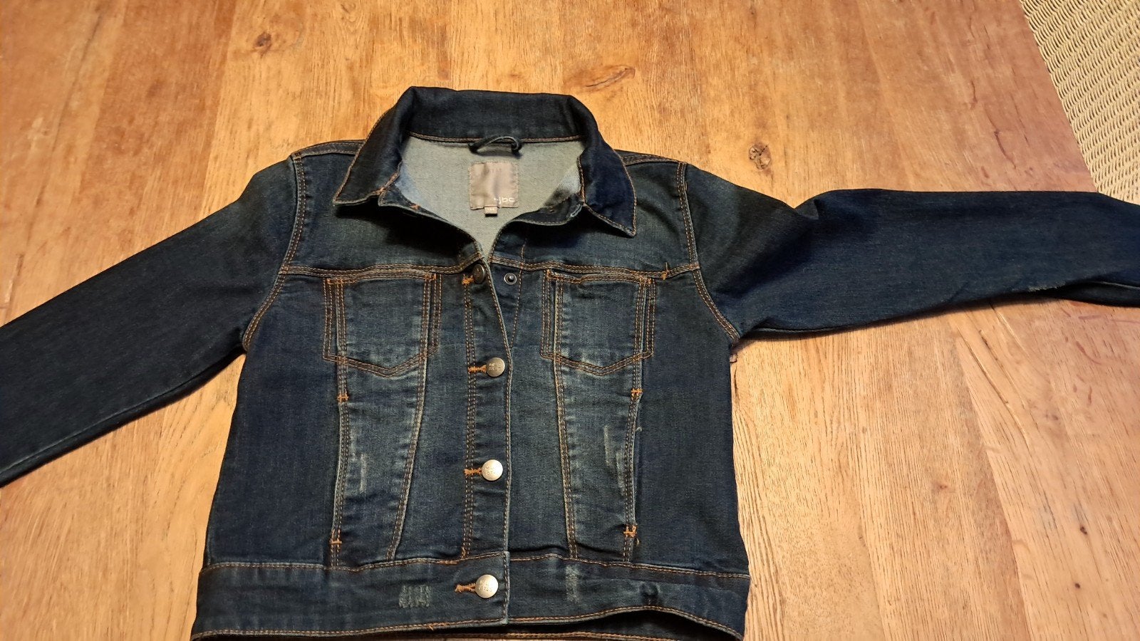 jeans jas jbc 134 nieuwstaat, Meisje, Ophalen of Verzenden, Jas, Nieuw