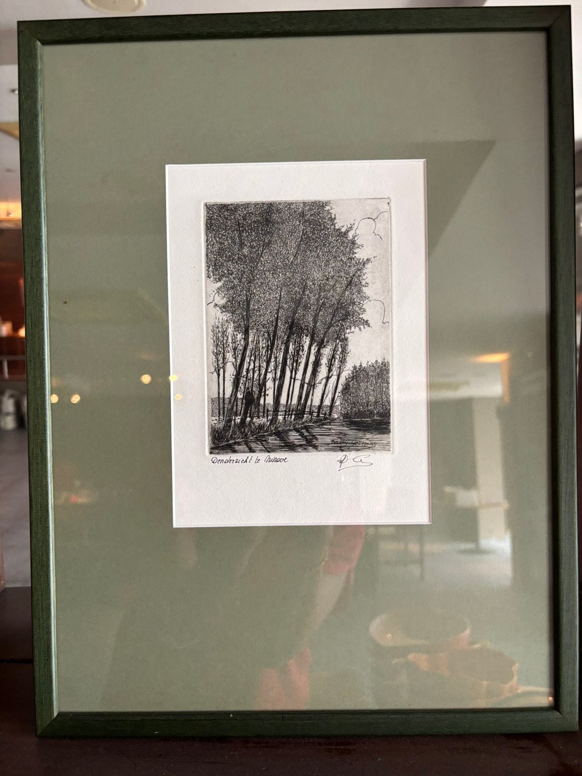 2 ingekaderde etsen van Emile De Cooman, Antiek en Kunst, Kunst | Etsen en Gravures, Ophalen