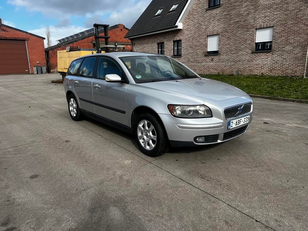 VOLVO V50 1,8 BENZINE VAN 2006 PERFECTE STAAT, Argent ou Gris, Achat, Entreprise, Boîte manuelle