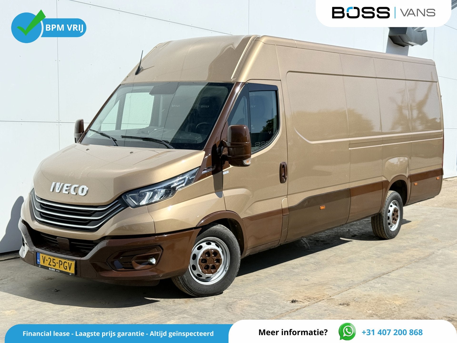 Iveco Daily 35S18 3.0 Automaat L4H3 180PK Cruise control LED, Auto's, Automaat, Zwart, Iveco, 2329 kg