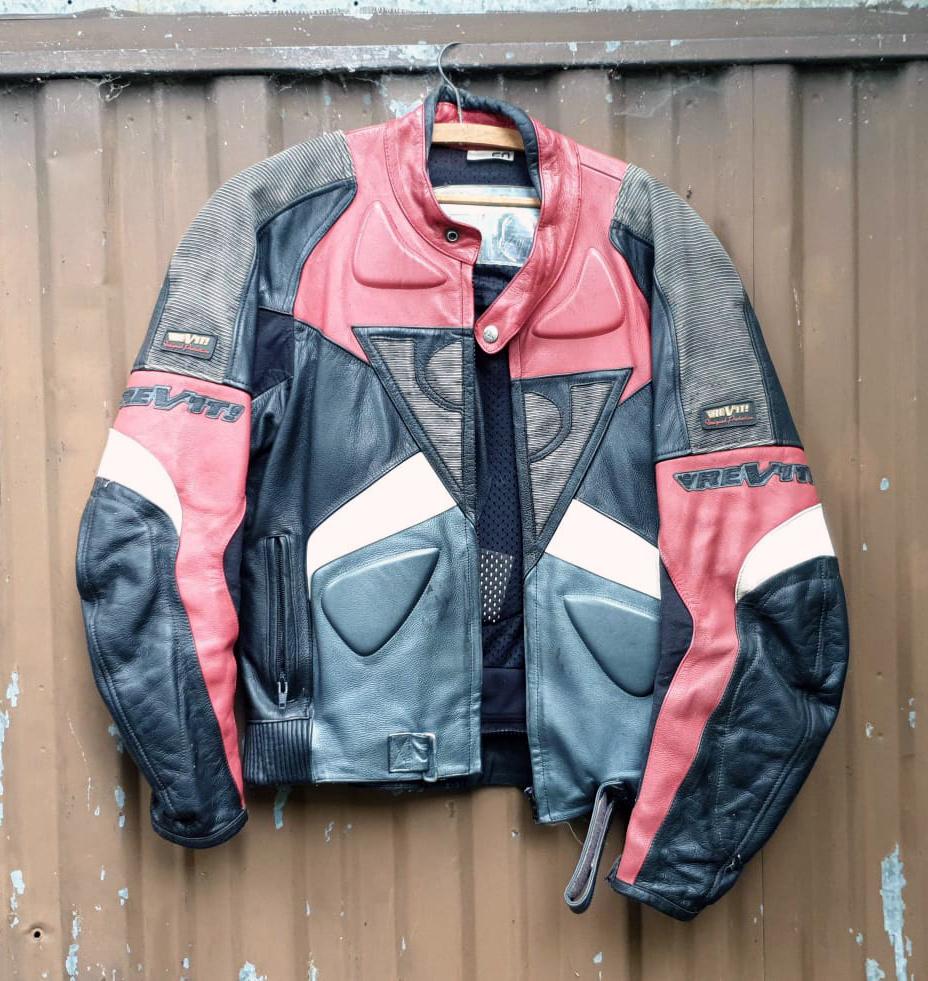 Lederen Motto jas, Motoren, Ophalen of Verzenden, Tweedehands, Heren, Jas | leer