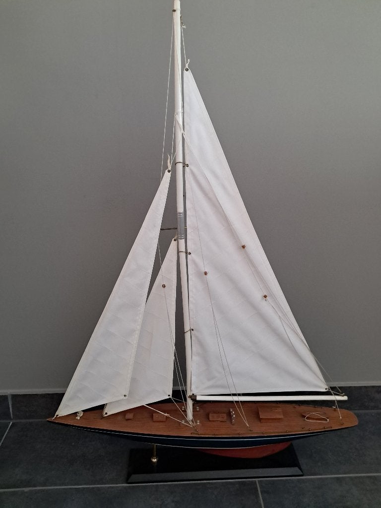 Zeilboot /model decoratie, Ophalen, Gebruikt