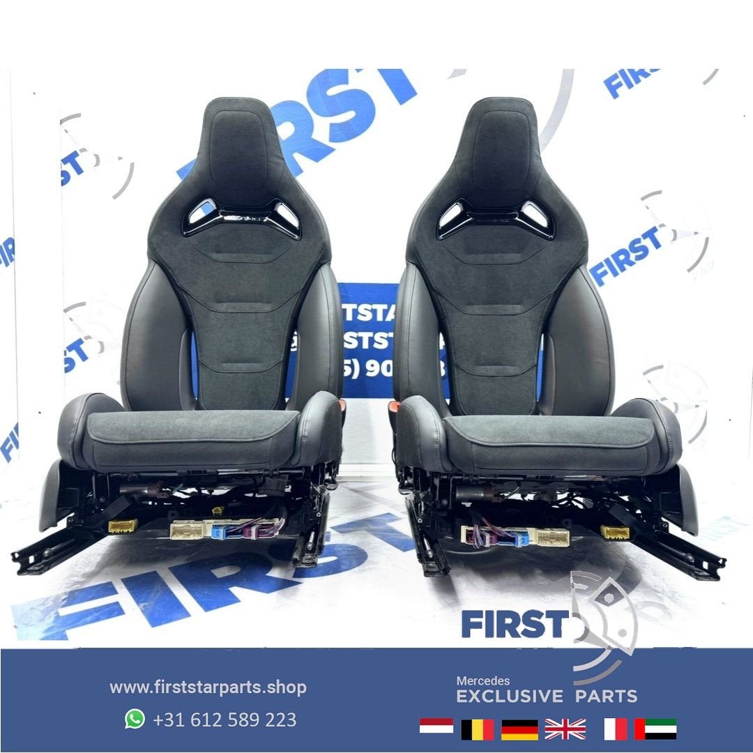 W206 S206 C63 AMG Recaro KUIP STOELEN SET C63s E PERFORMANCE, Auto-onderdelen, Gebruikt, -, Ophalen of Verzenden, -