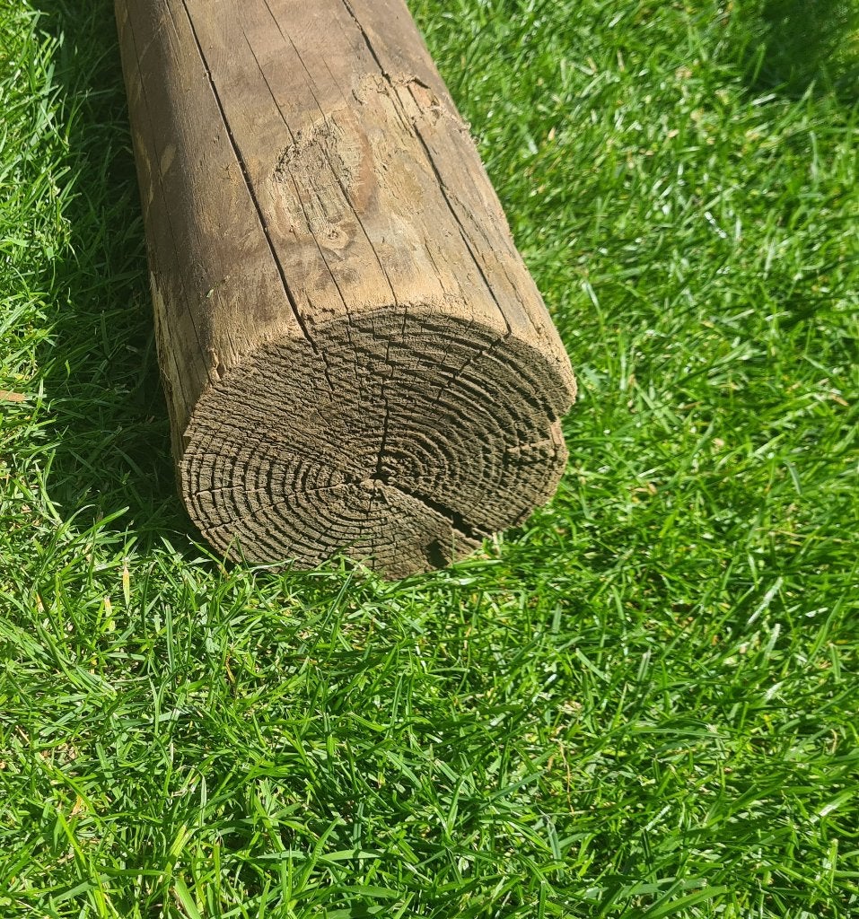 tuinpaal rond, Ophalen, Palen