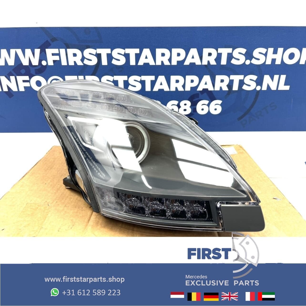 C197 R197 SLS SLS63 SLR AMG LED KOPLAMP RECHTS Mercedes 2010, Gebruikt, -, Ophalen of Verzenden, -