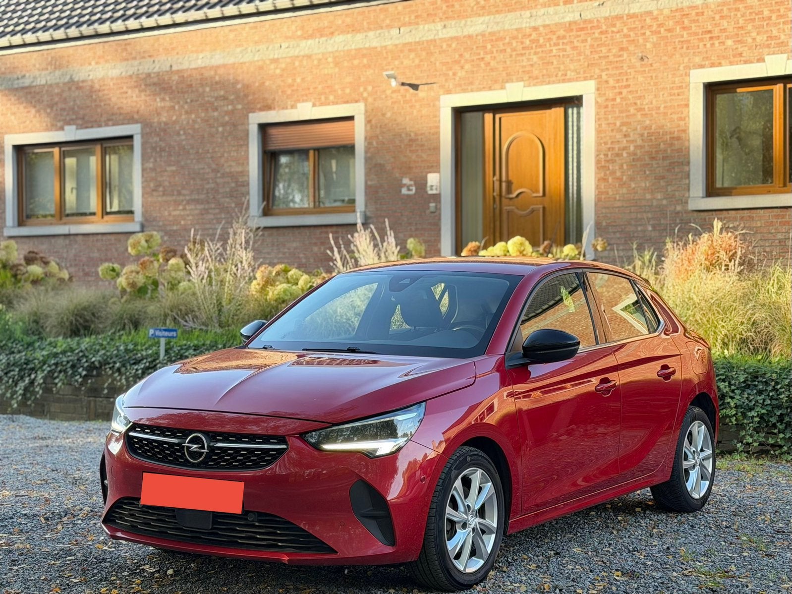 Opel Corsa 1.2 turbo navigation caméra CarPlay, Autos, Rouge, Euro 6, Boîte manuelle, Noir