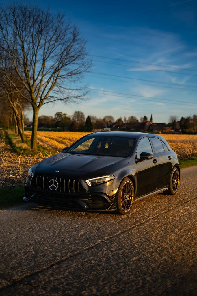 Mercedes A45 amg 2020, Auto's, Automaat, Zwart, 4 cilinders, Zwart