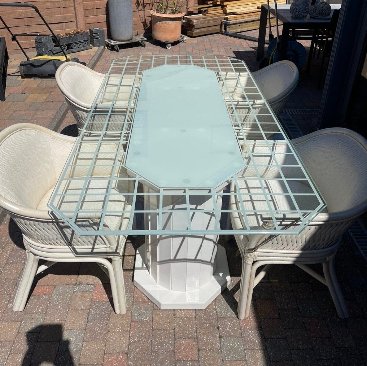 Loungeset, Jardin & Terrasse, Enlèvement, Comme neuf, Rotin, Sets de jardin