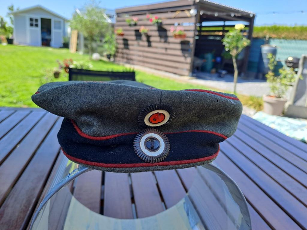 Mutze Duitse pioniersartillerie wo1 14-18, Verzamelen, Militaria | Algemeen, Ophalen of Verzenden, Landmacht, Helm of Baret