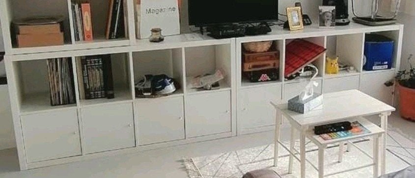 ⭐️ 🔵 Disponibles Étagères IKEA KALLAX  lot 2 x 2x4 8 portes, Enlèvement
