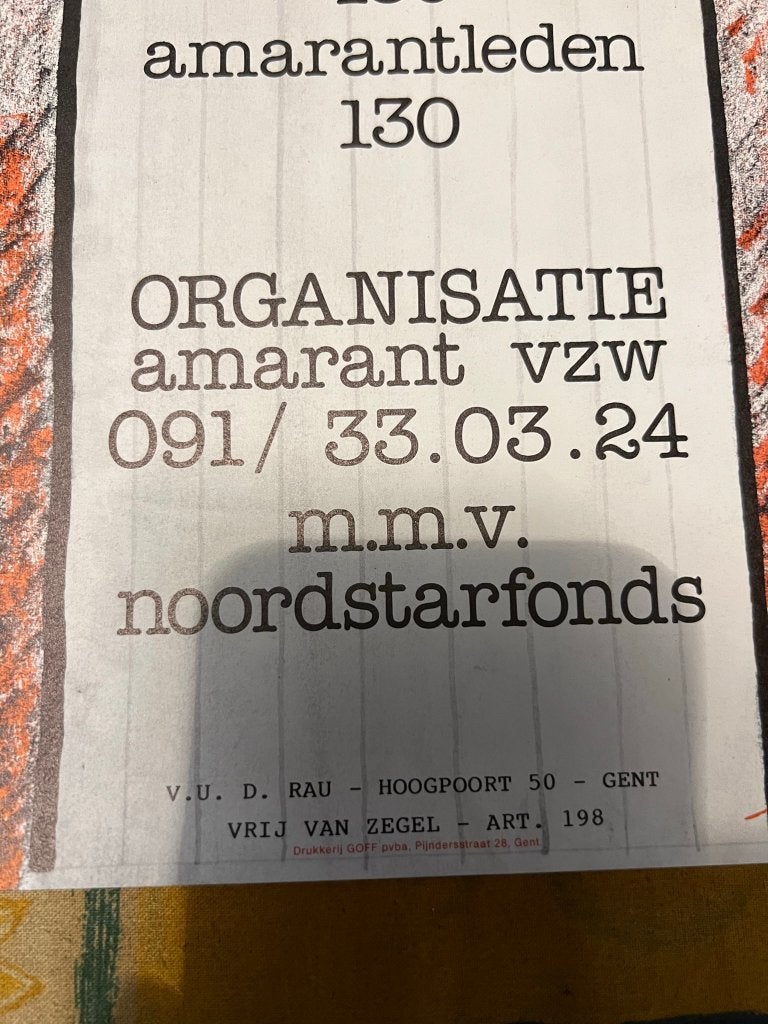 Vintage poster, Kunst & Compagnie *1988* -info en contacten, Deurposter of groter, Ophalen of Verzenden, Overige onderwerpen, Rechthoekig Staand