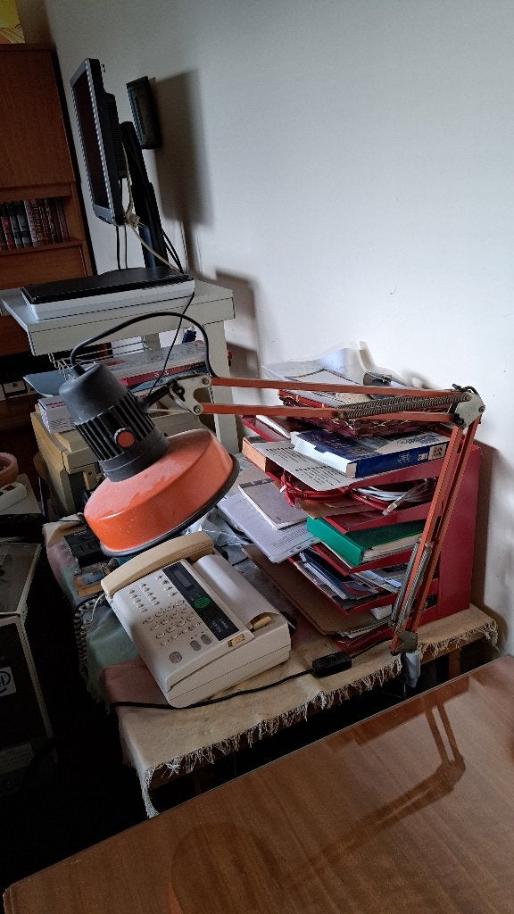 60' gearticuleerde vintage bureaulamp, Ophalen