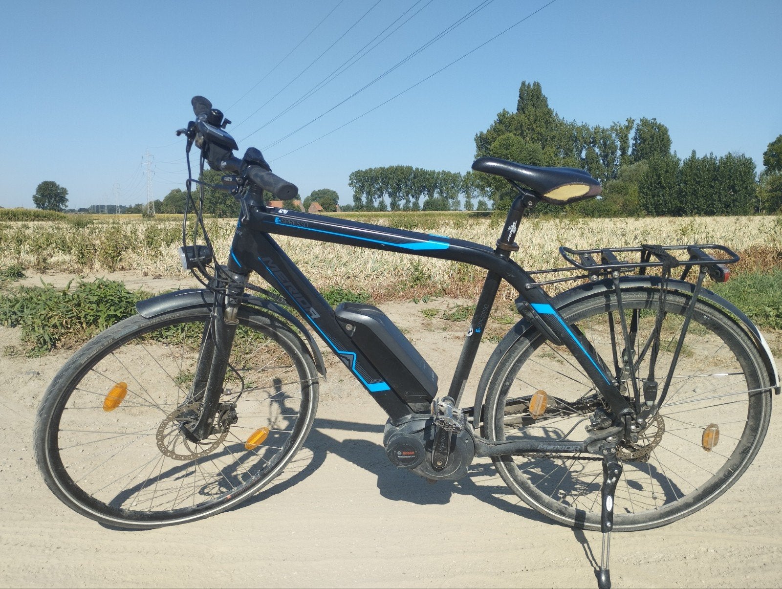 E bike Merida Espresso, Gebruikt, Vering, 49 tot 53 cm, Schijfrem