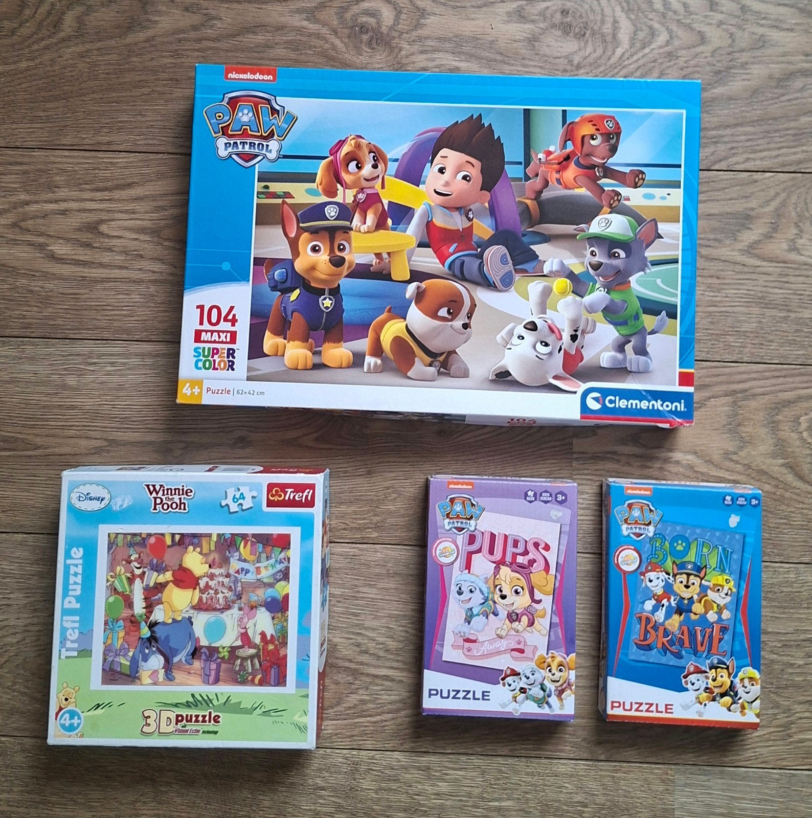 Puzzels (Paw Patrol, Winnie de Pooh), Enlèvement