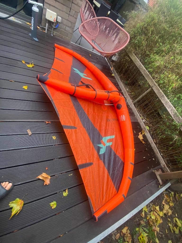Wingfoil  Naish 5 m2 Matador  en Strike 3.5 m2, Ophalen, Gebruikt, Wingsurf-wing