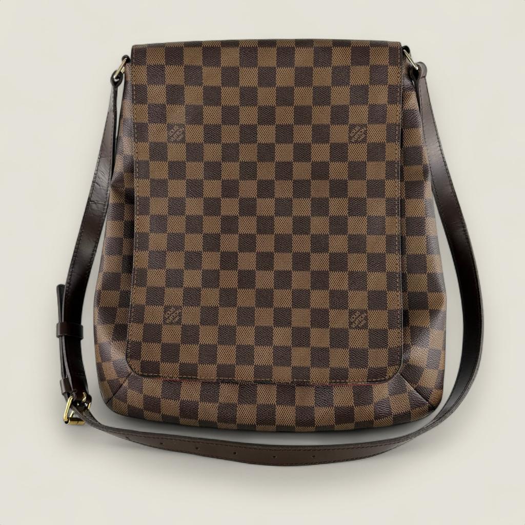 Louis Vuitton Musette Salsa Damier Ebene, Handtassen en Accessoires, Tassen | Schoudertassen, Ophalen of Verzenden, Gebruikt, Bruin