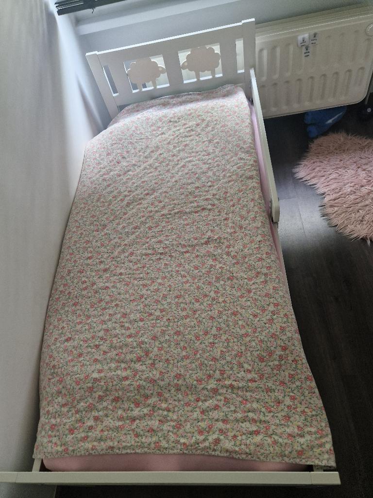 peuterbed 70x160 cm perfecte staat, 70 à 85 cm, Comme neuf, 140 à 160 cm, Enlèvement