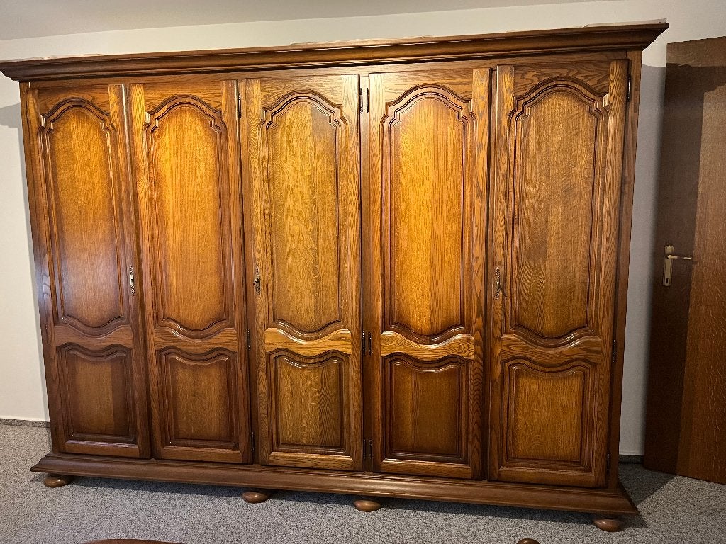 Slaapkamer, Huis en Inrichting, Slaapkamer | Complete slaapkamers, Ophalen, Zo goed als nieuw, Tweepersoons, Antiek