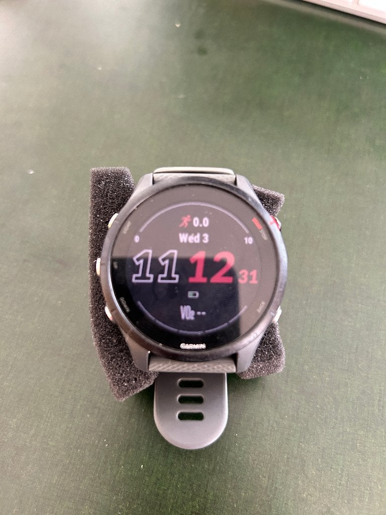 Garmin forerunner 255 slate grey, Handtassen en Accessoires, Sporthorloges, Gebruikt, Grijs, Afstand, Calorieverbanding, Conditie
