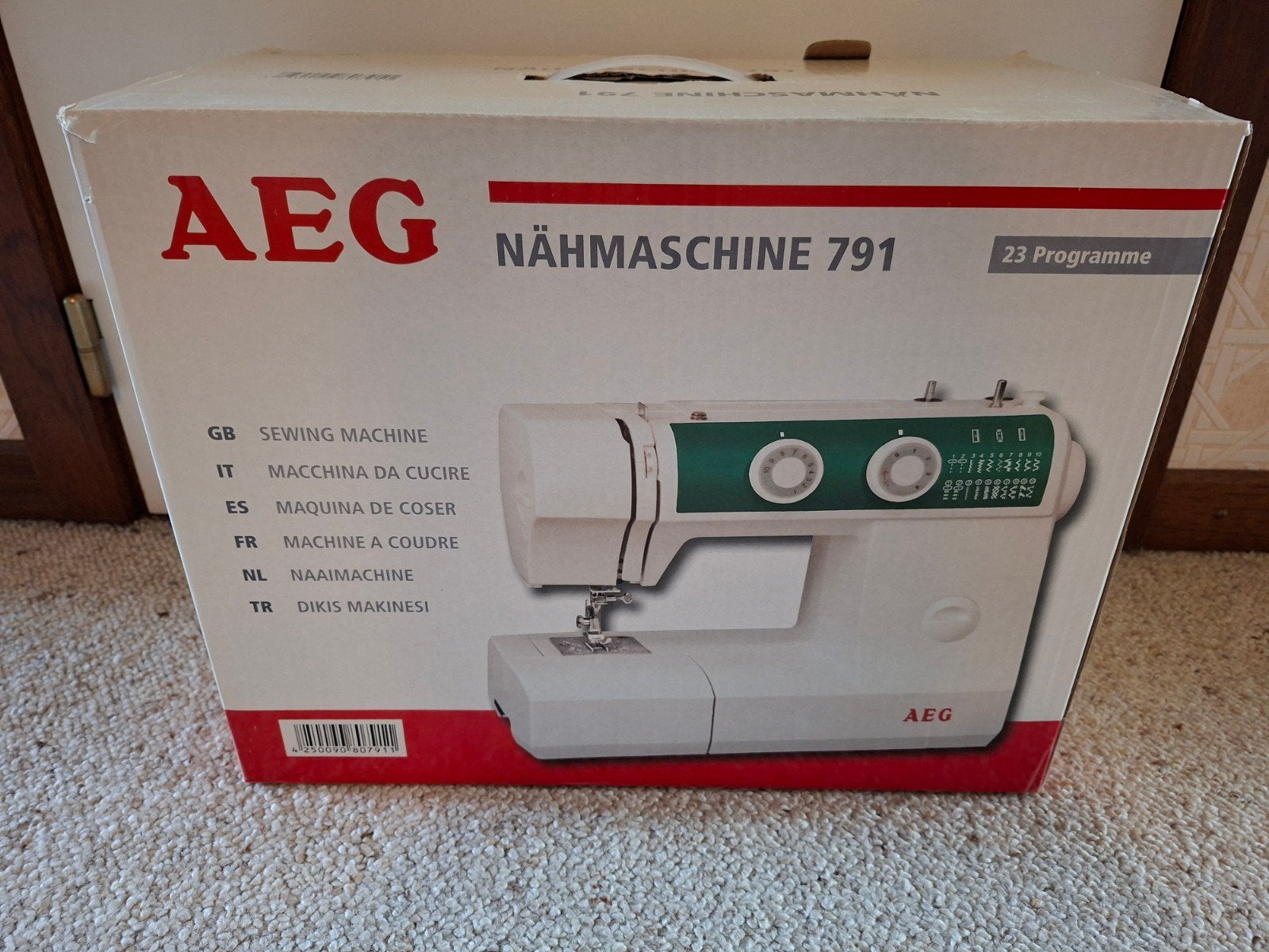 Naaimachine AEG, Hobby en Vrije tijd, Naaimachines en Toebehoren, Ophalen, Naaimachine