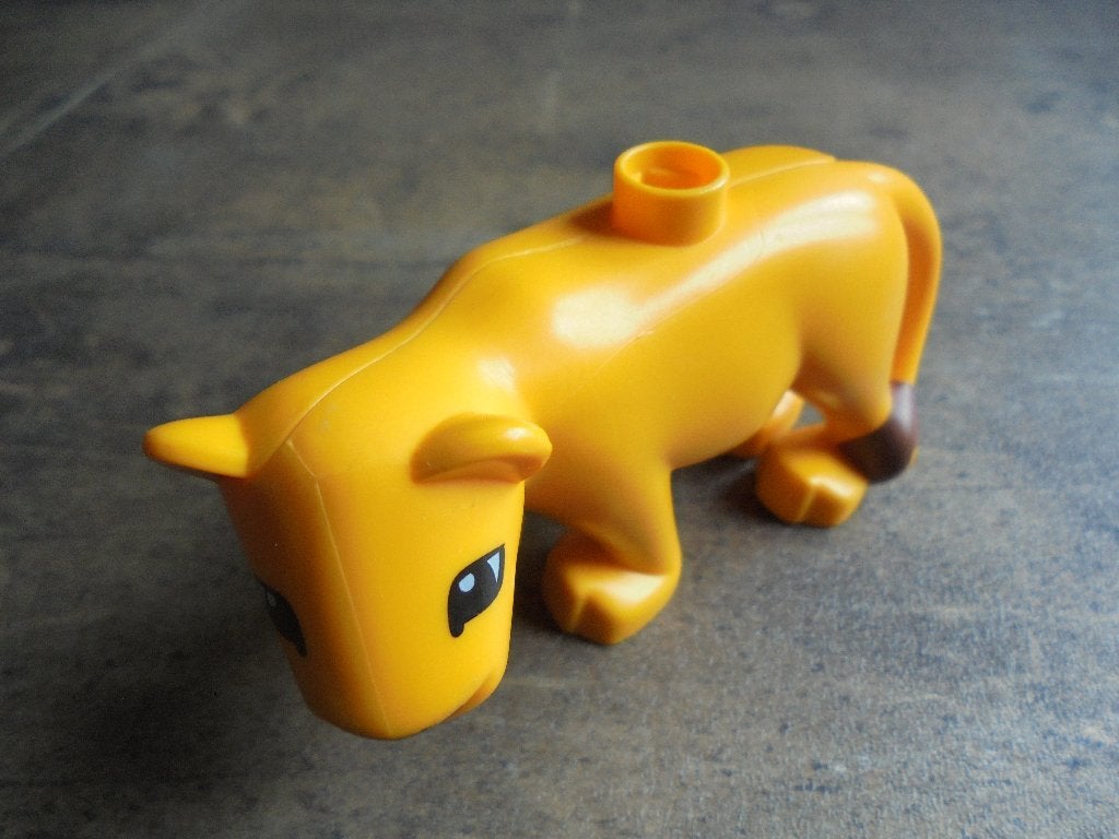 Lego Duplo Animal Lion Adult Female (zie foto's), Enlèvement ou Envoi, Utilisé, Briques en vrac, Duplo