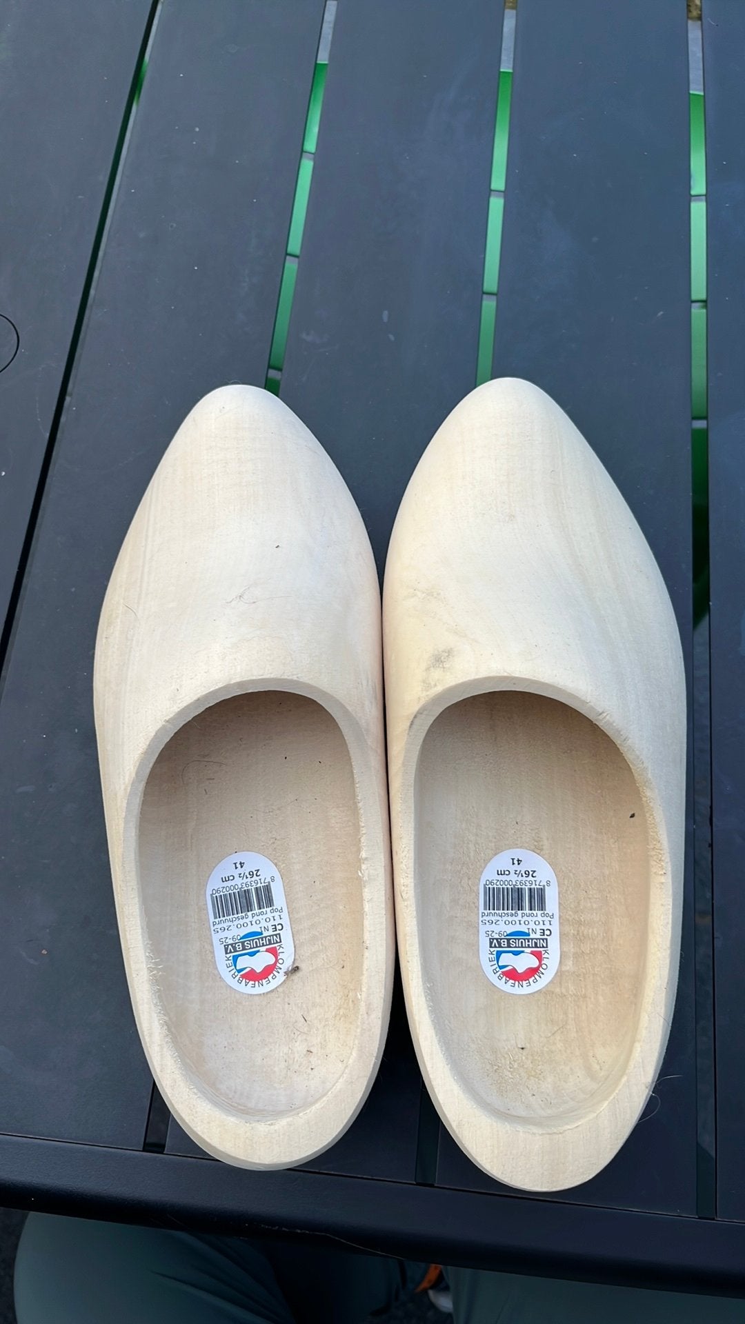 Nieuw paar houten klompen uit Nederland maat 41, Tuin en Terras, Ophalen, Nieuw