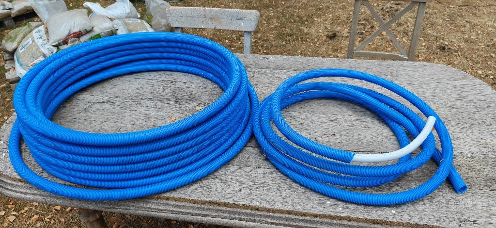 Tuyau Alpex 20x2 dans une gaine bleue côtelée, Enlèvement, Neuf, Autres types