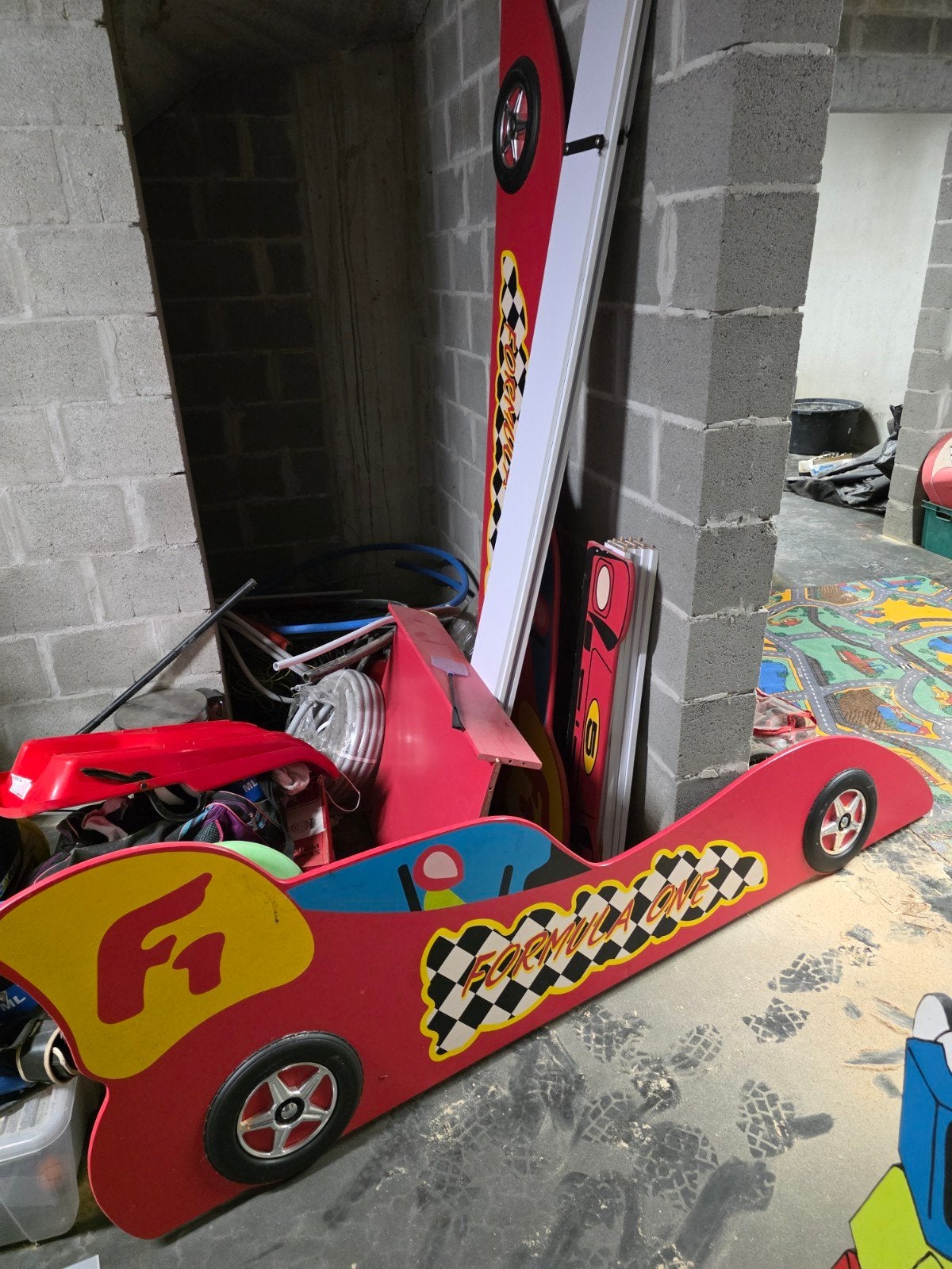 Kinderbed race auto, Kinderen en Baby's, Ophalen