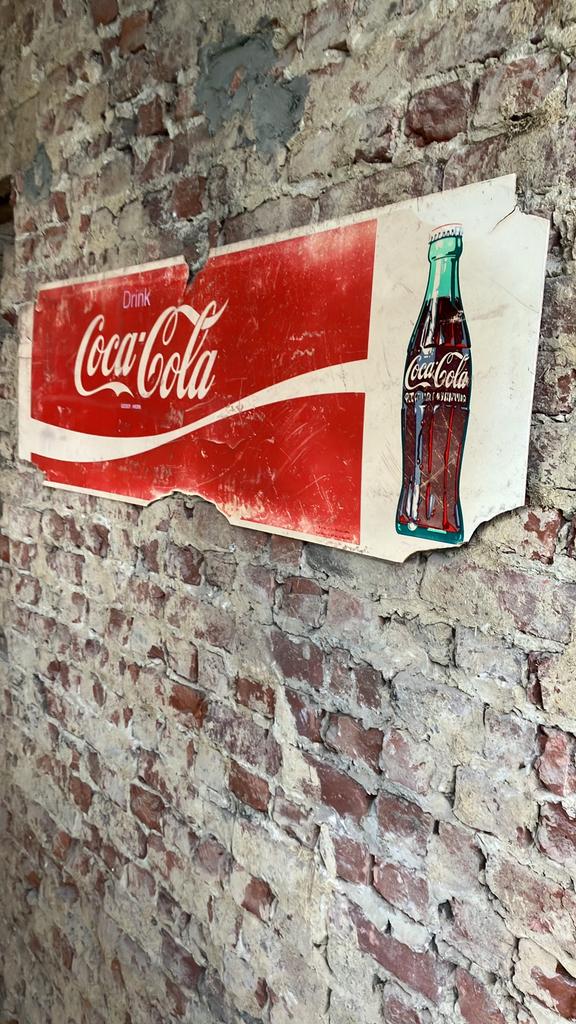 Panneau publicitaire Coca Cola, Enlèvement ou Envoi, Utilisé, Panneau publicitaire