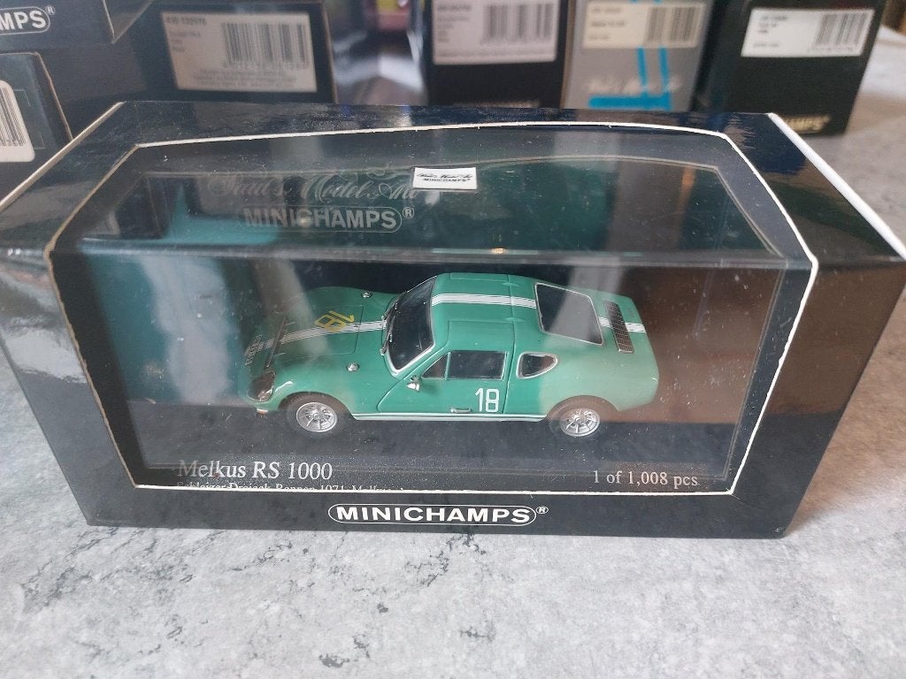 Minichamps Melkus RS 1000 green 1/43, Ophalen of Verzenden, Nieuw, Auto, MiniChamps