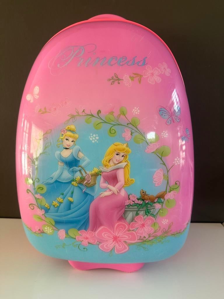 Princess trolley / koffer met wieltjes, Ophalen of Verzenden, Zo goed als nieuw, Wieltjes