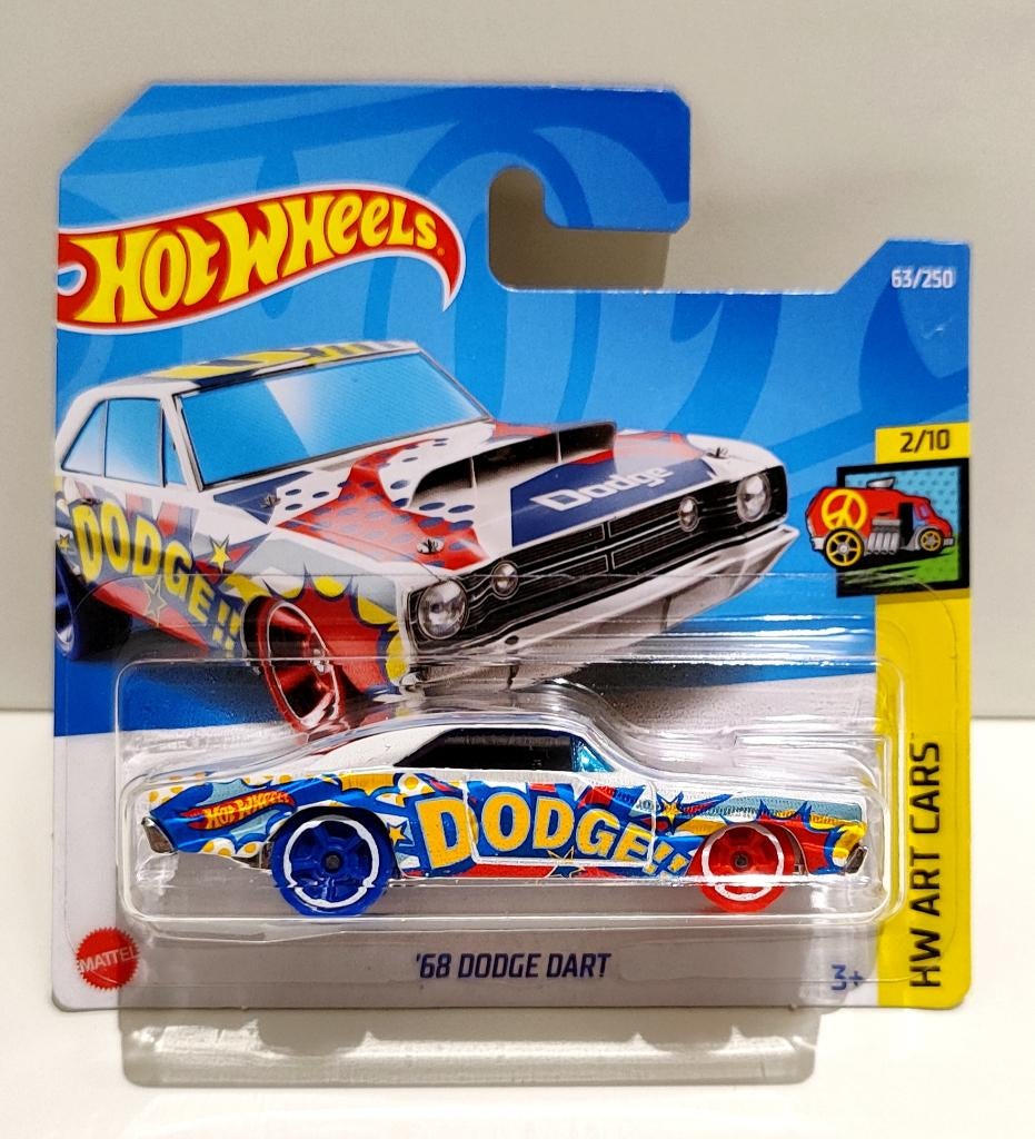 Hot Wheels ´68 Dodge Dart Art Cars (2022), Hobby en Vrije tijd, Modelauto's | Overige schalen, Ophalen of Verzenden